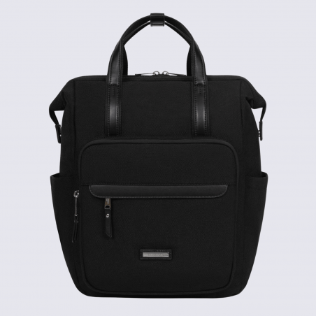 Sac à dos Hexagona, sac à dos en nylon noir