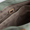 Sac cabas porté épaule Hexagona, sac cabas porté épaule en nylon menthe