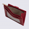 Porte-cartes Hexagona, porte-cartes ligne Lys femme rouge