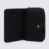 Portefeuille Hexagona, portefeuille ligne Lys femme noir