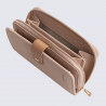 Portefeuille Hexagona, portefeuille ligne Lys femme nude sable