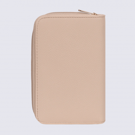 Portefeuille Hexagona, portefeuille ligne Lys femme nude sable