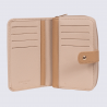 Portefeuille Hexagona, portefeuille ligne Lys femme nude sable