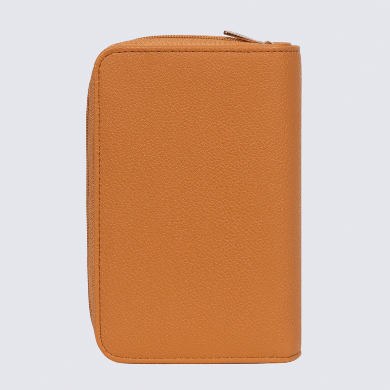 Portefeuille Hexagona, portefeuille ligne Lys femme tan