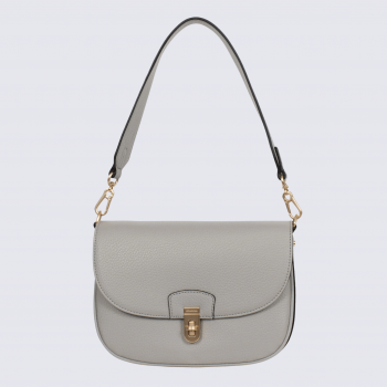 Sac porté épaule Hexagona, sac porté épaule classe et moderne femme en gris clair