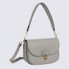 Sac porté épaule Hexagona, sac porté épaule classe et moderne femme en gris clair