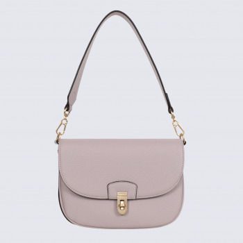 Sac porté épaule Hexagona, sac porté épaule classe et moderne femme en parme