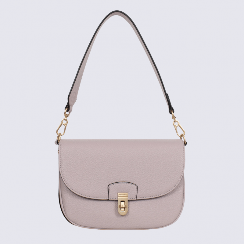 Sac porté épaule Hexagona, sac porté épaule classe et moderne femme en parme