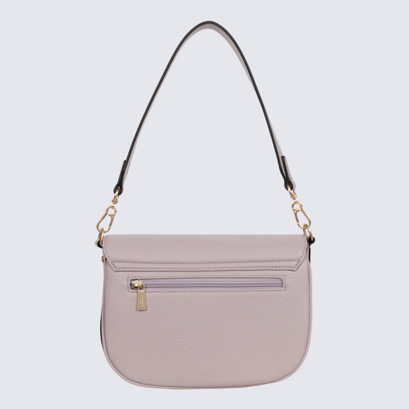 Sac porté épaule Hexagona, sac porté épaule classe et moderne femme en parme