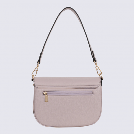 Sac porté épaule Hexagona, sac porté épaule classe et moderne femme en parme