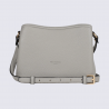 Sac porté travers Hexagona, sac porté travers classe et moderne femme en gris clair