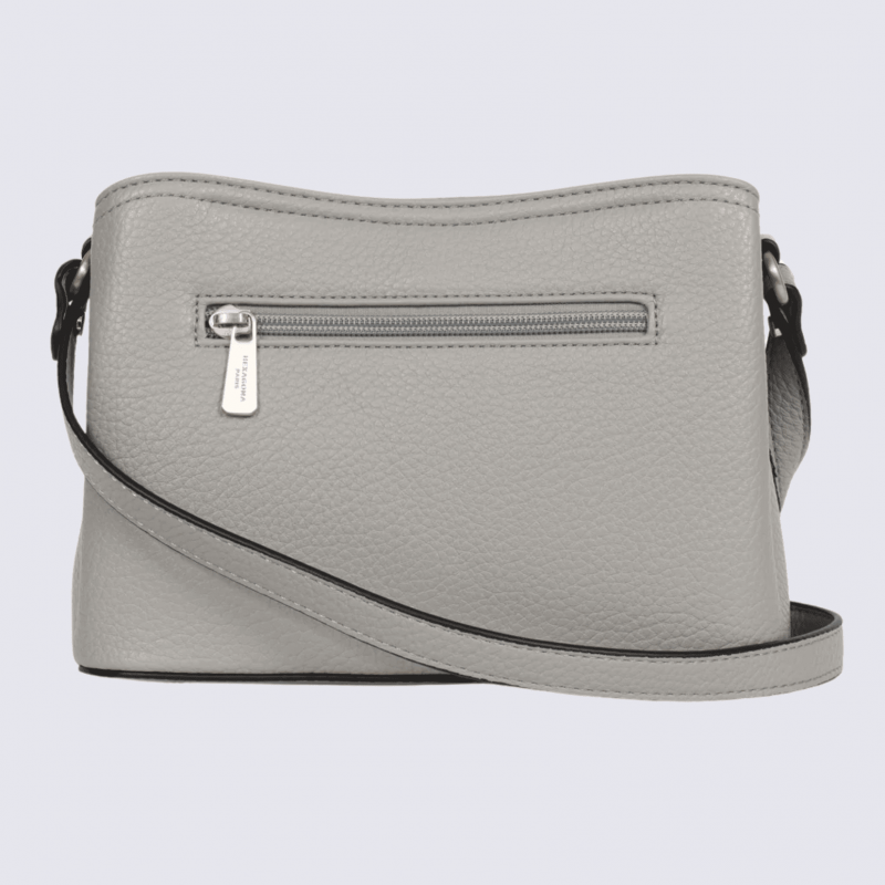 Sac porté travers Hexagona, sac porté travers classe et moderne femme en gris clair