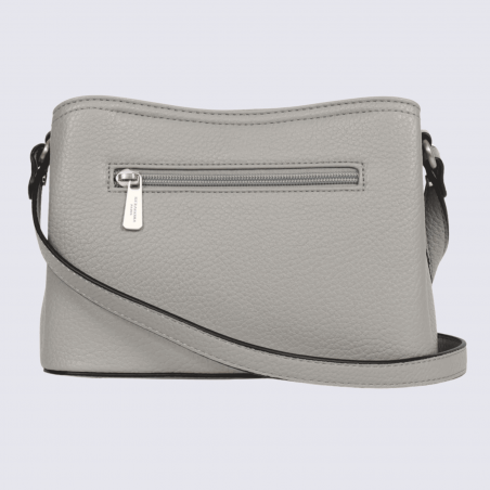 Sac porté travers Hexagona, sac porté travers classe et moderne femme en gris clair