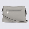 Sac porté travers Hexagona, sac porté travers classe et moderne femme en gris clair