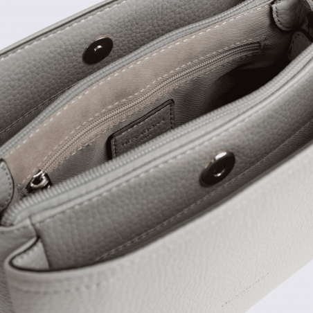 Sac porté travers Hexagona, sac porté travers classe et moderne femme en gris clair