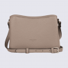 Sac porté travers Hexagona, sac porté travers classe et moderne femme en taupe