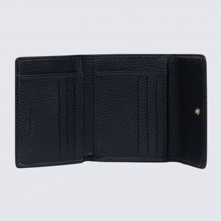 Portefeuille Hexagona, portefeuille ligne Zora femme bleu nuit