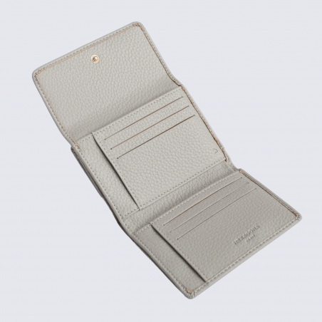 Portefeuille Hexagona, portefeuille ligne Zora femme gris clair