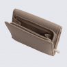 Portefeuille Hexagona, portefeuille ligne Zora femme taupe