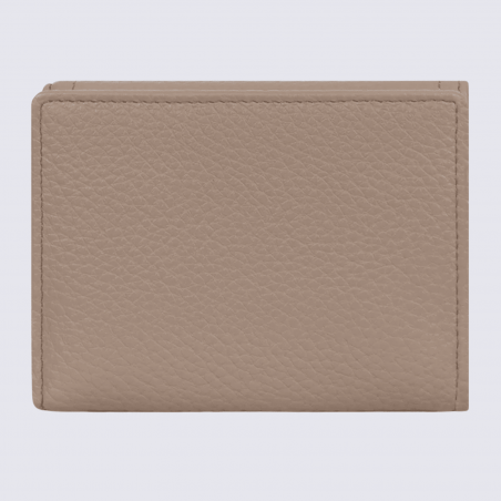 Portefeuille Hexagona, portefeuille ligne Zora femme taupe