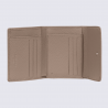 Portefeuille Hexagona, portefeuille ligne Zora femme taupe