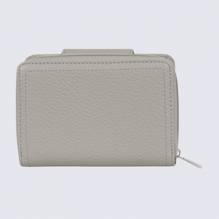 Portefeuille Hexagona, portefeuille ligne Zora femme gris clair