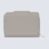 Portefeuille Hexagona, portefeuille ligne Zora femme gris clair
