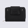 Portefeuille Hexagona, portefeuille ligne Zora femme noir