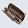 Portefeuille Hexagona, portefeuille ligne Zora femme taupe