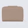 Portefeuille Hexagona, portefeuille ligne Zora femme taupe