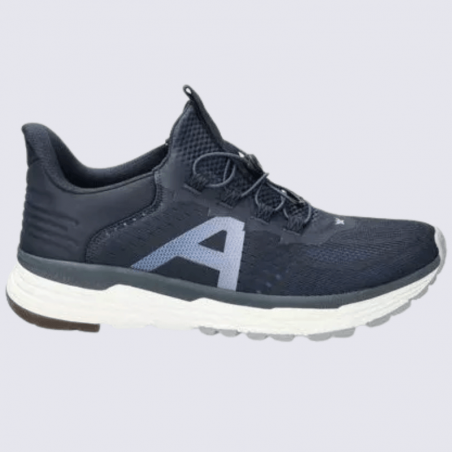 Baskets Allrounder, baskets sportives et confortables homme en textile bleu