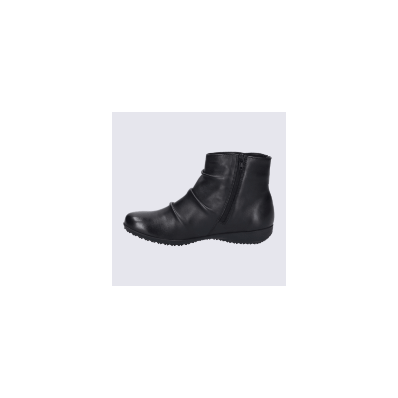 Bottines Josef Seibel, bottines zippées confortables et de qualité supérieure pour femme en cuir océan