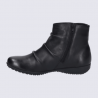 Bottines Josef Seibel, bottines zippées confortables et de qualité supérieure pour femme en cuir océan