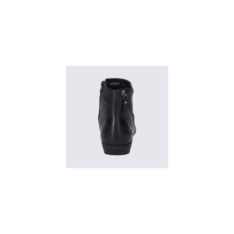 Bottines Josef Seibel, bottines zippées confortables et de qualité supérieure pour femme en cuir océan