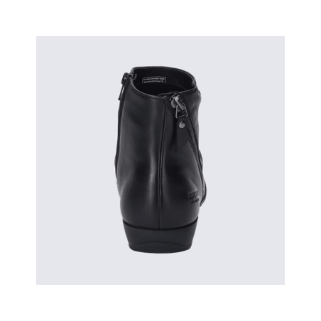 Bottines Josef Seibel, bottines zippées confortables et de qualité supérieure pour femme en cuir océan