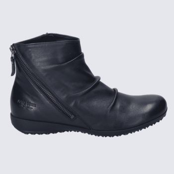 Bottines Josef Seibel, bottines zippées confortables et de qualité supérieure pour femme en cuir océan