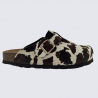 Mules Rohde, mules confortables et modernes femme en textile moka