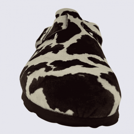 Mules Rohde, mules confortables et modernes femme en textile moka