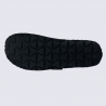 Mules Rohde, mules chic a fermeture velcros femme en textile graphite