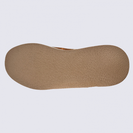 Chaussons Semelflex, chaussons charentaises chaudes homme brique