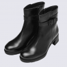 Bottines Ara, bottines à talon pour femme en cuir noir