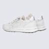 Baskets Ara, baskets Osaka tendances femme en cuir blanc argent