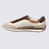 Basket Ara, Basket avec détail “49” femme en daim plage crème moka