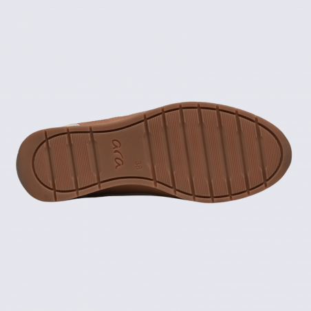 Basket Ara, Basket avec détail “49” femme en daim plage crème moka