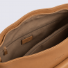 Sac besace Hexagona, sac besace en cuir havane