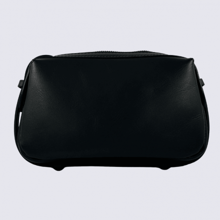 Sac Charlotte, Sac Élégant Compacte Femme en Cuir Noir