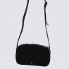 Sac Charlotte, Sac Élégant Compacte Femme en Cuir Noir