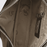 Sac Charlotte, Sac Élégant Compacte Femme en Cuir Noir