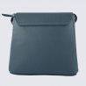 Sac Charlotte, Sac Élégant Compacte Femme en Cuir Jeans