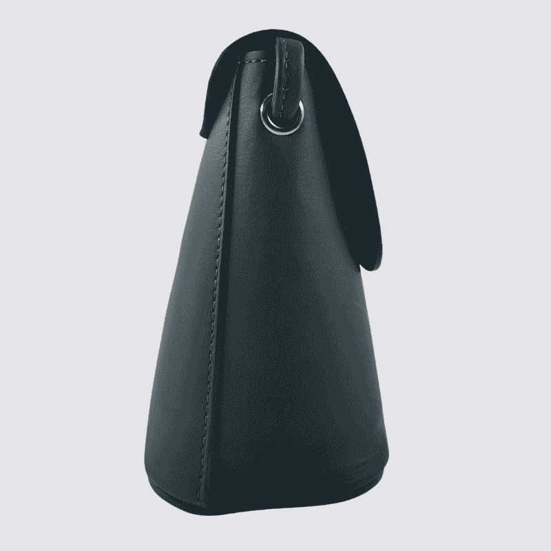 Sac Charlotte, Sac Élégant Compacte Femme en Cuir Jeans